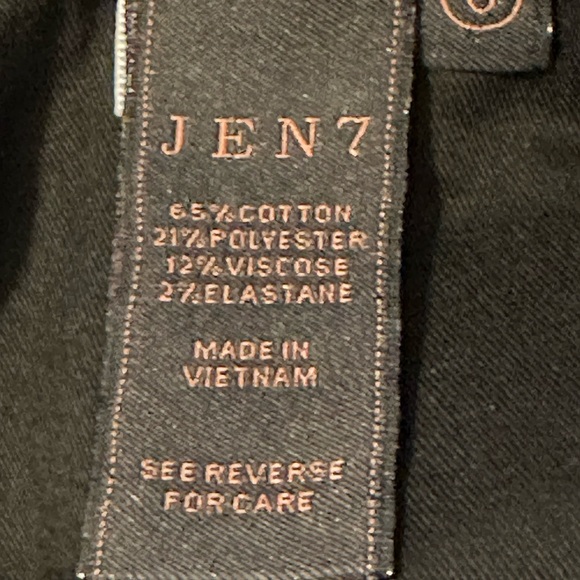 7 for all mankind Jen7 comfort skinny black jeans - Picture 7 of 8